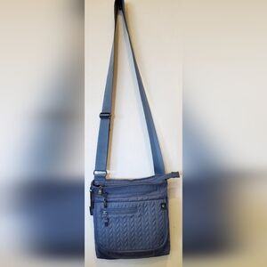 Sherpani Jagle Blue/Gray Multi Pocket Crossbody Bag